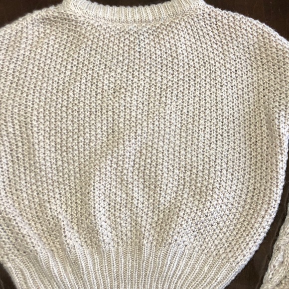Light Pink Cropped Sweater - Picture 3 of 3